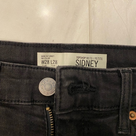 Black high waisted jeans from topshop - Picture 2 of 2